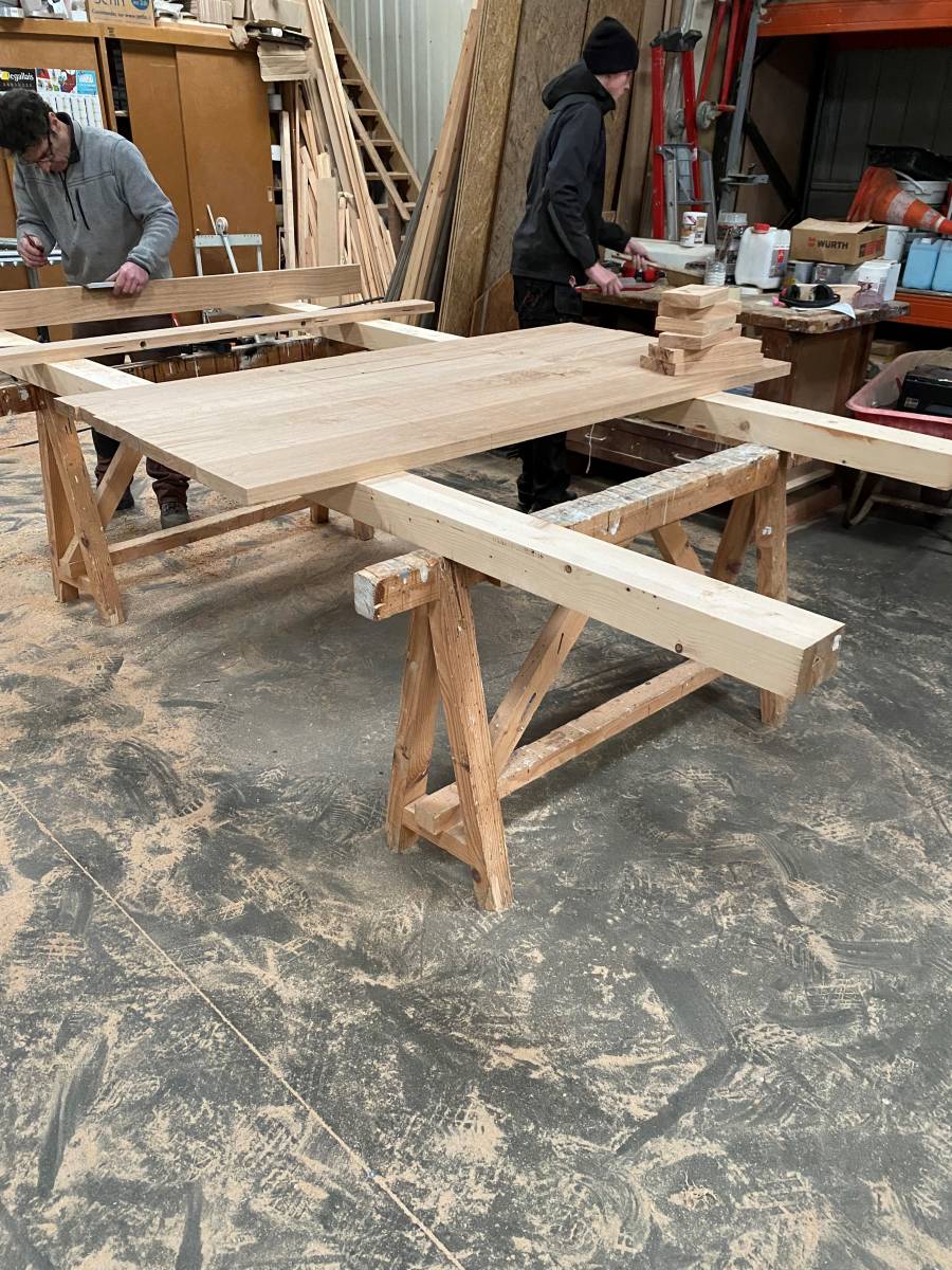 Fabrication sur mesure plan de travail en chêne 76 Montivilliers