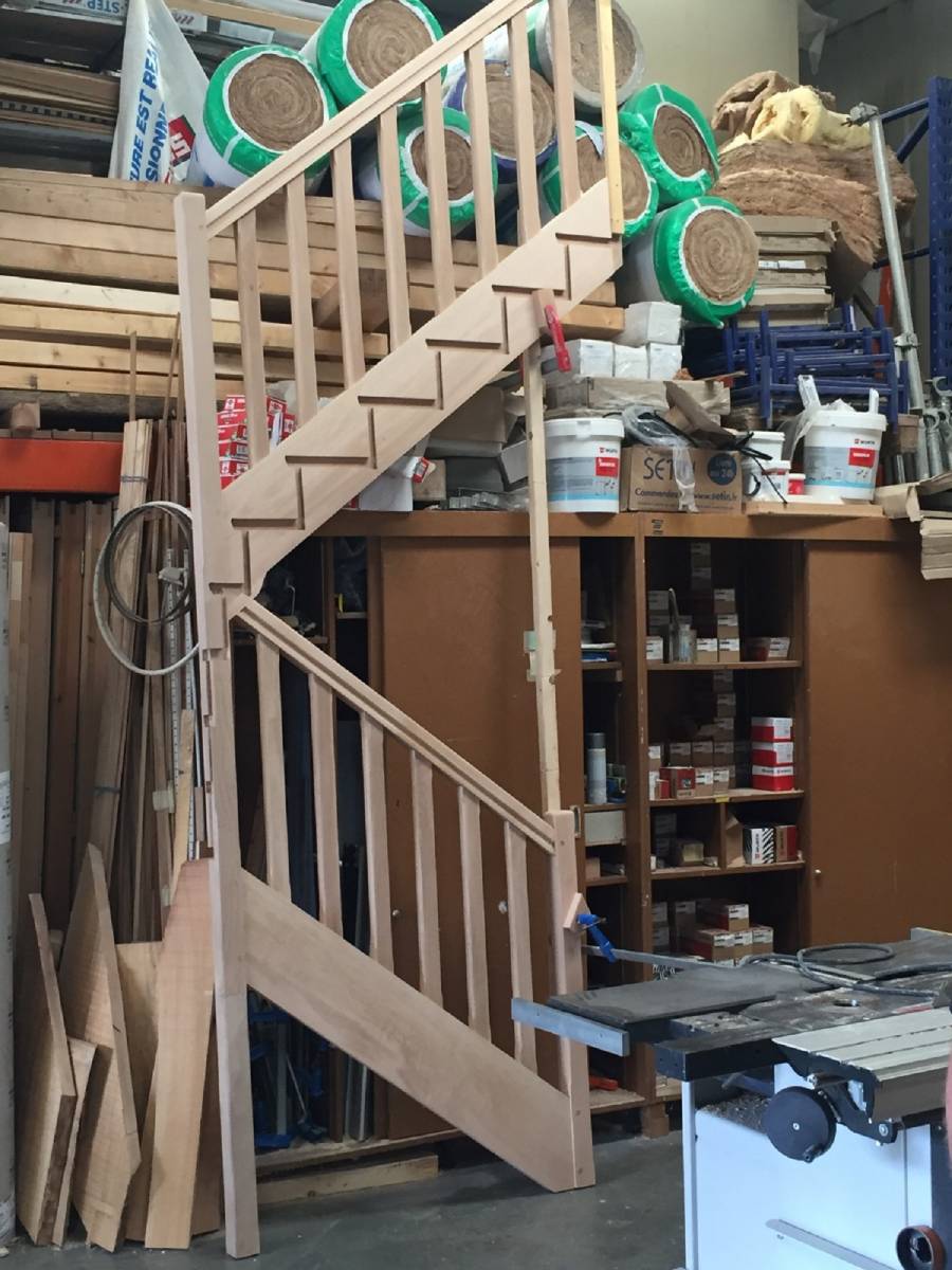 Réaliser la fabrication d'un escalier sur mesure proche Le Havre 7