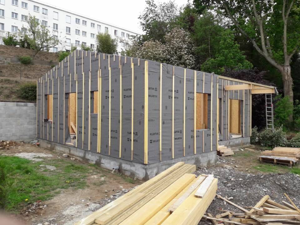 Réaliser une ossature bois par un artisan menuisier proche Le Havre 76