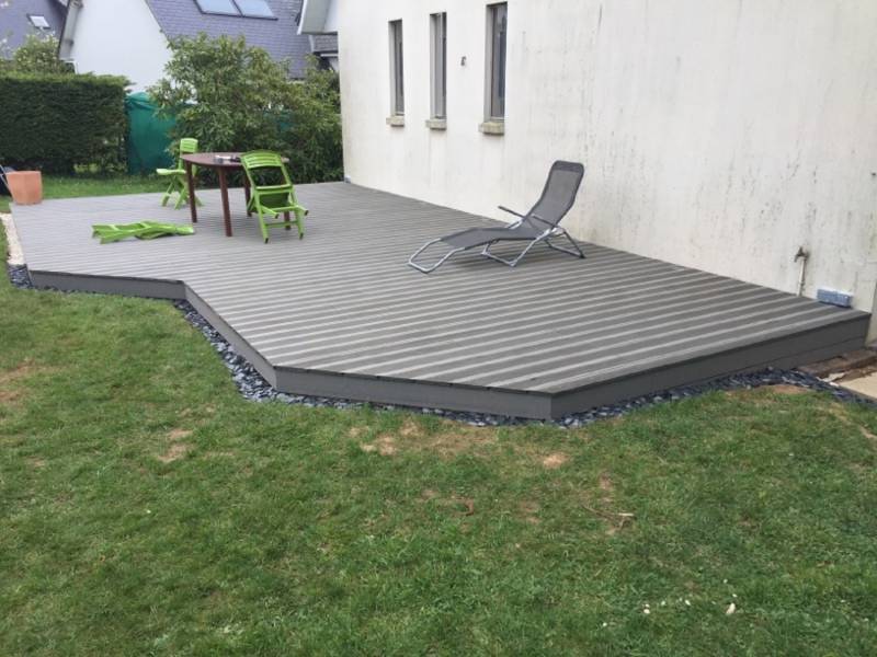 Installer une terrasse en composite par un artisan proche Le havre 76