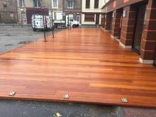 Installer une terrasse bois exotique par un professionnel proche Sainte Adresse