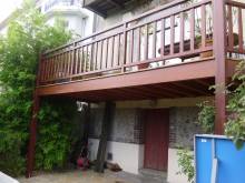 Equiper sa maison avec une terrasse bois exotique sur pilotis proche Montivilliers