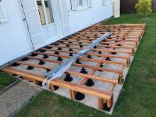 Poser sa terrasse en bois par un menuisier proche Epouville 76