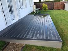 Poser une terrasse composite par un artisan proche Fontaine La Mallet 76